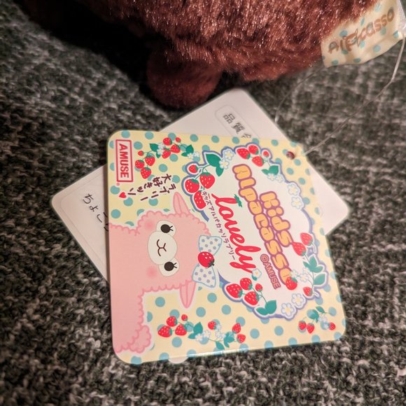 Authentic Amuse Brand Japanese Alpacasso Alpaca Plush - Picture 5 of 6